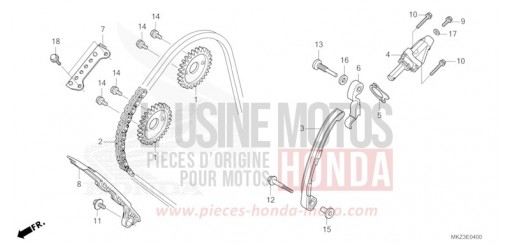 CHAINE A CAMES/TENDEUR CBR600R3R de 2024
